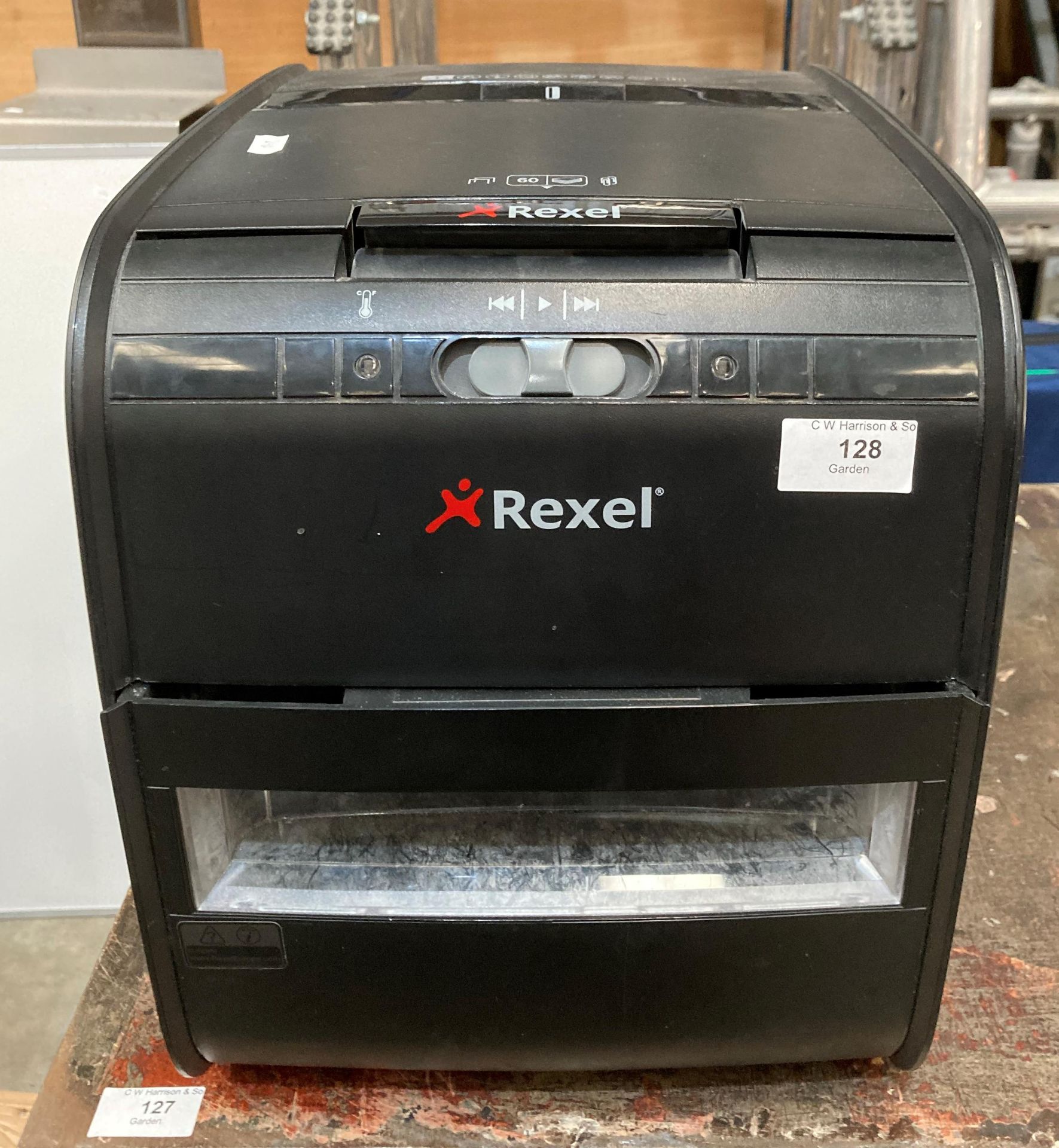 A Rexel 60X table top paper shredder (saleroom location: DT) - please note this lot is subject to