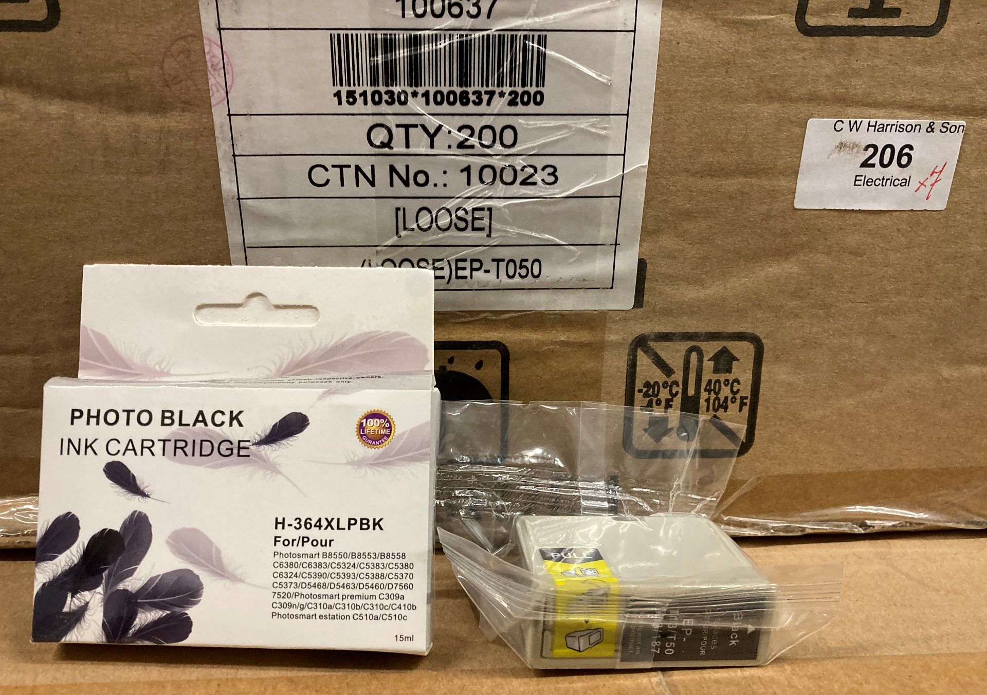 Approximately 1500 x H-364/B-LC123M/T-50/T-53 printer cartridges (7 outer boxes) (saleroom