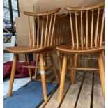 Four rail-back kitchen chairs (saleroom location: MSR)