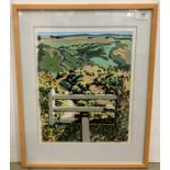 Phil Redford '04, framed painting 'A Country Stile',