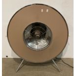 A 1950s Sofono Spacemaker PRC 402 ST convector heather, 240v, in a Sputnik design,