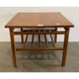 Teak coffee table with undertray,