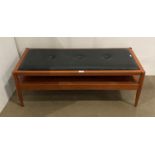 Mid-century teak reversible bench/coffee table by Pye-Franklin,