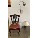 Four items including two table lamps by Laura Ashley and Dar,
