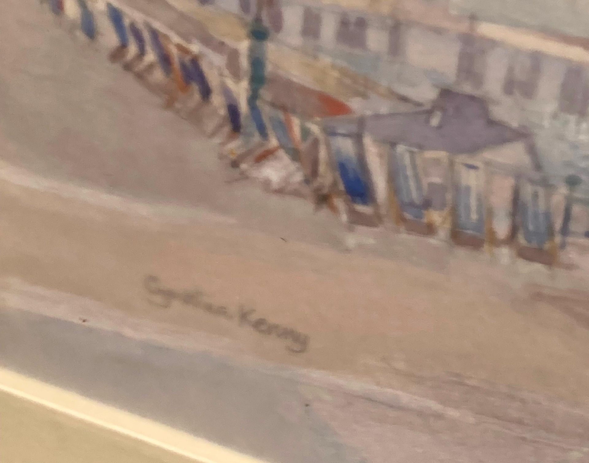 † Cynthia Kenny (1929-2021), 'Eastbourne Revisited', titled verso, watercolour, - Image 2 of 4