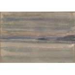 † Cynthia Kenny (1929-2021), 'There is an island (Finnmark) 1989', titled verso, watercolour,