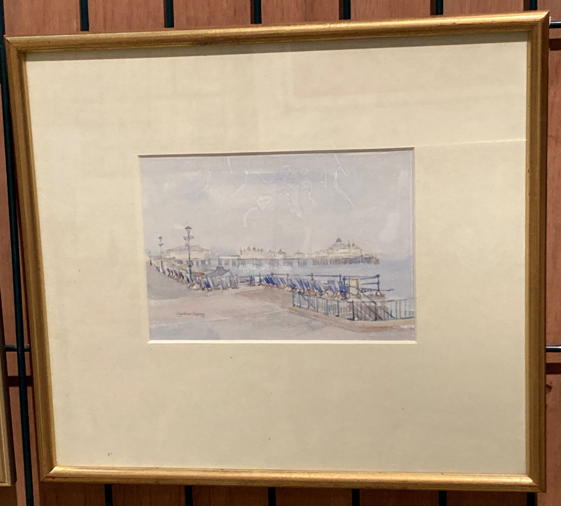† Cynthia Kenny (1929-2021), 'Eastbourne Revisited', titled verso, watercolour, - Image 3 of 4