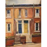 † Cynthia Kenny (1929-2021), 'City Dwellings, Back Lane, Wakefield, 1977', oil on canvas,