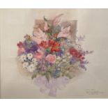 † Cynthia Kenny (1929-2021), 'Bouquet 2000', titled verso and inscription to lower right,