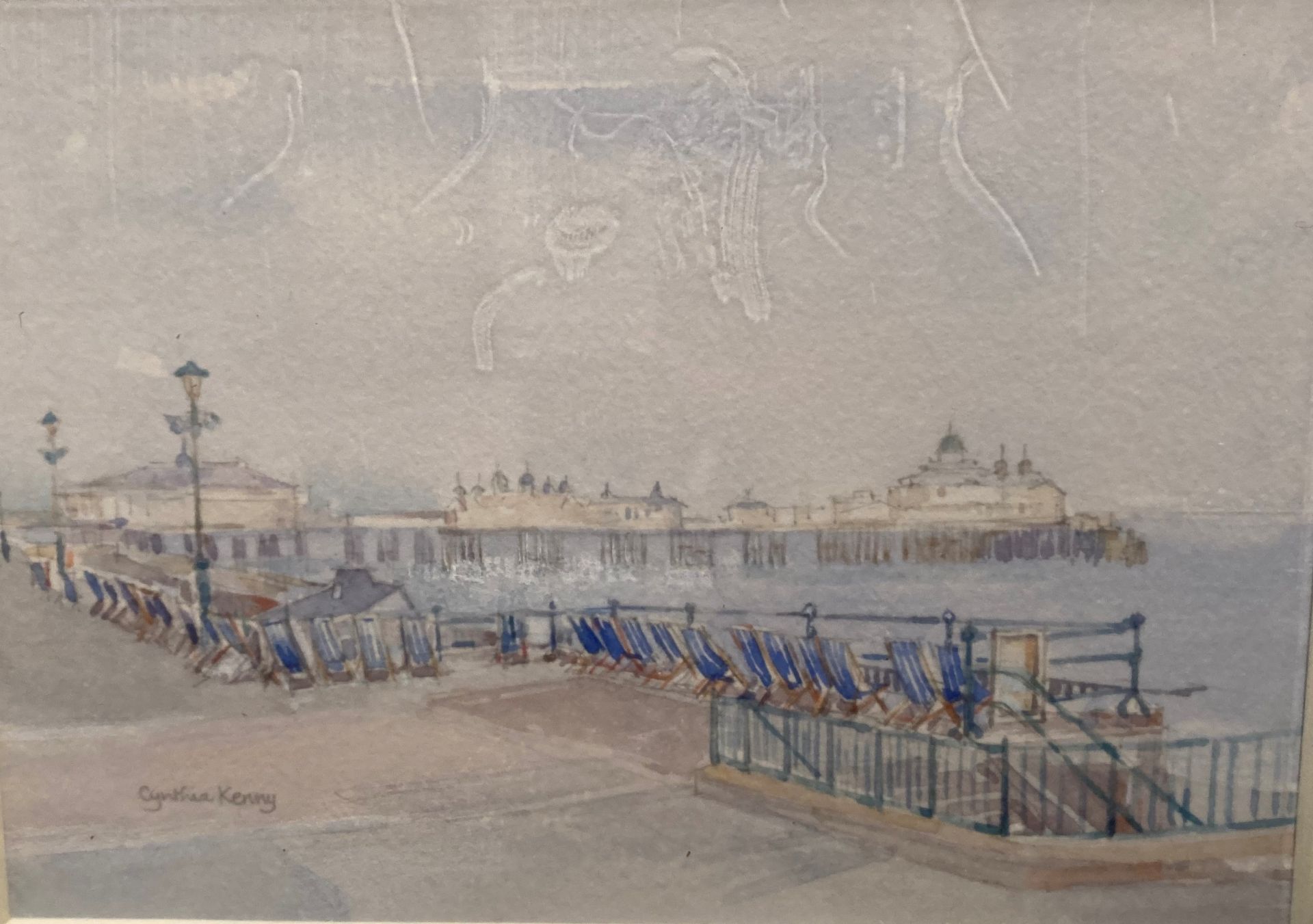 † Cynthia Kenny (1929-2021), 'Eastbourne Revisited', titled verso, watercolour,