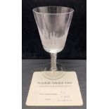 Limited Edition "Wakefield Cathedral" goblet - No 82/250 by Bridge Crystal,