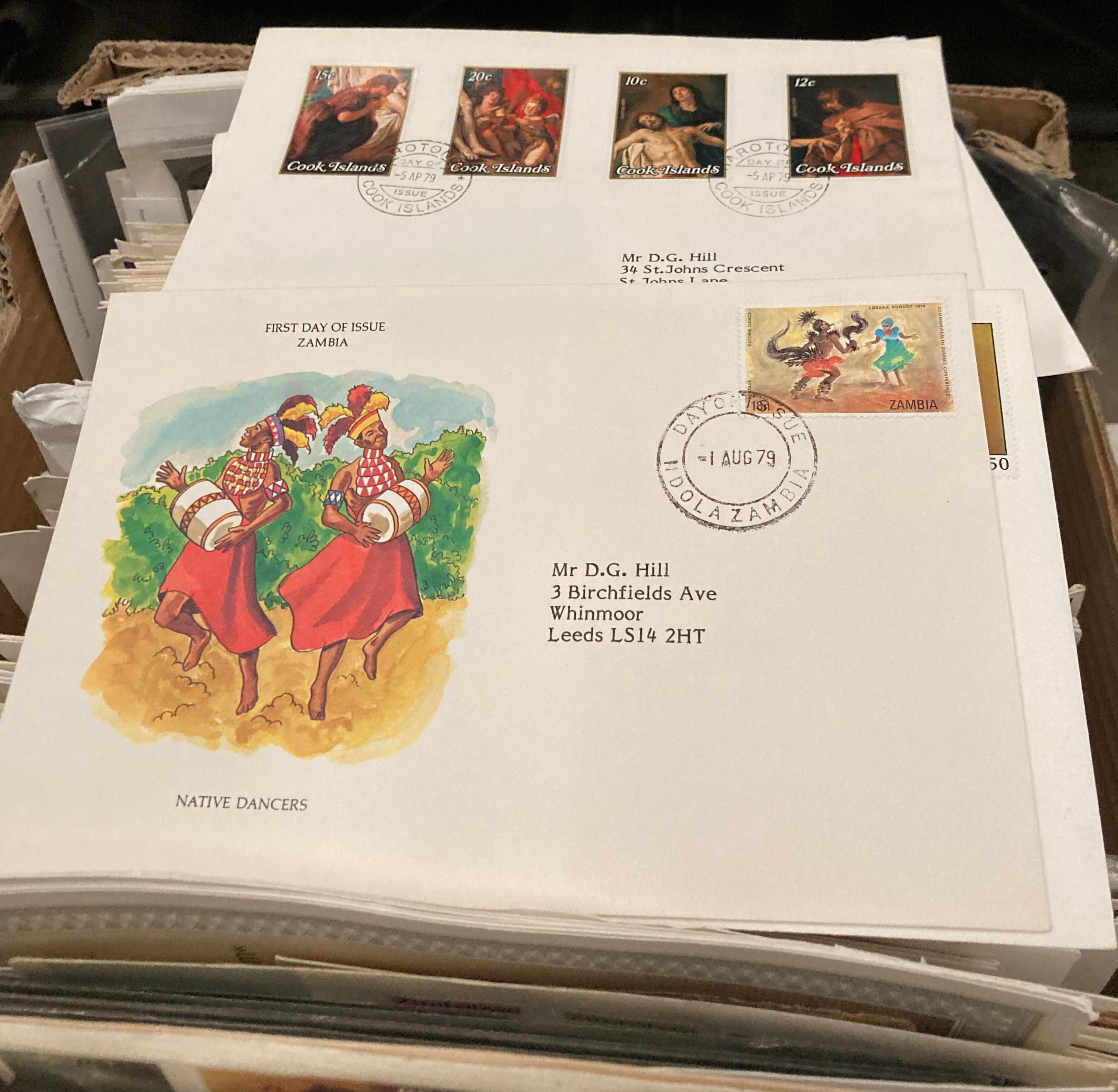 Contents to two boxes - a large quantity of Commonwealth First Day Covers, - Image 5 of 5