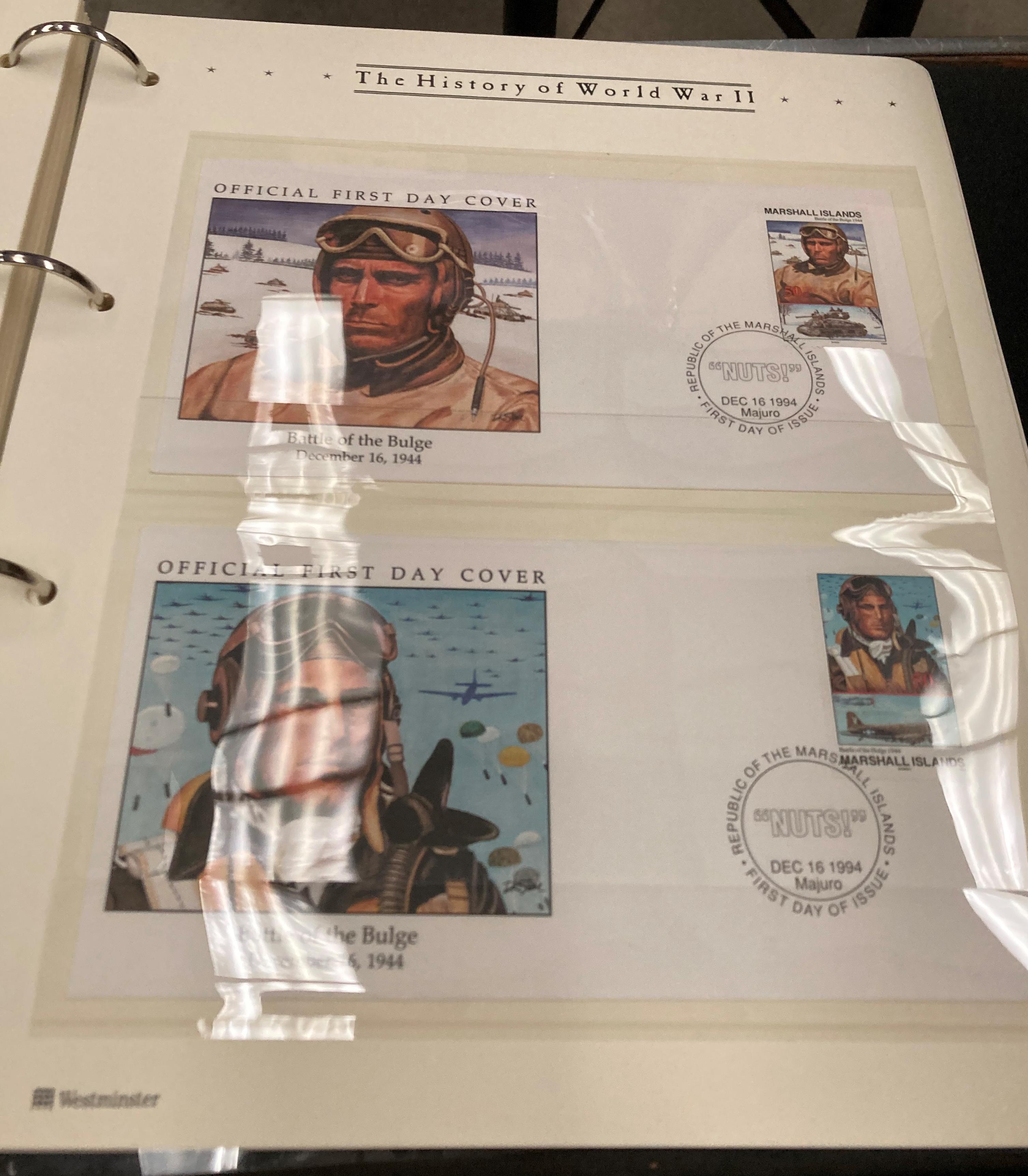 Four Westminster History of World War II albums containing First Day Covers and First Day Coin - Image 4 of 5