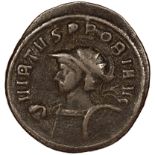 Probus AE Antoninianus, Pax reverse, Ticinum mint. RIC 517 or similar. 24.1mm, 4.