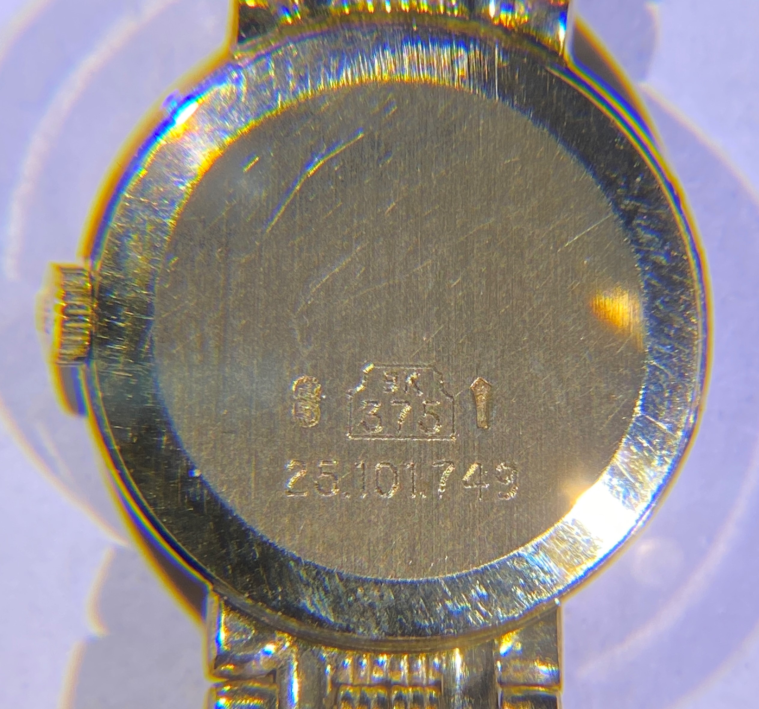 Lady's Longines 9ct Gold Bracelet Dress Watch with unusual clock face showing 2 x'9' instead of '8' - Image 13 of 14