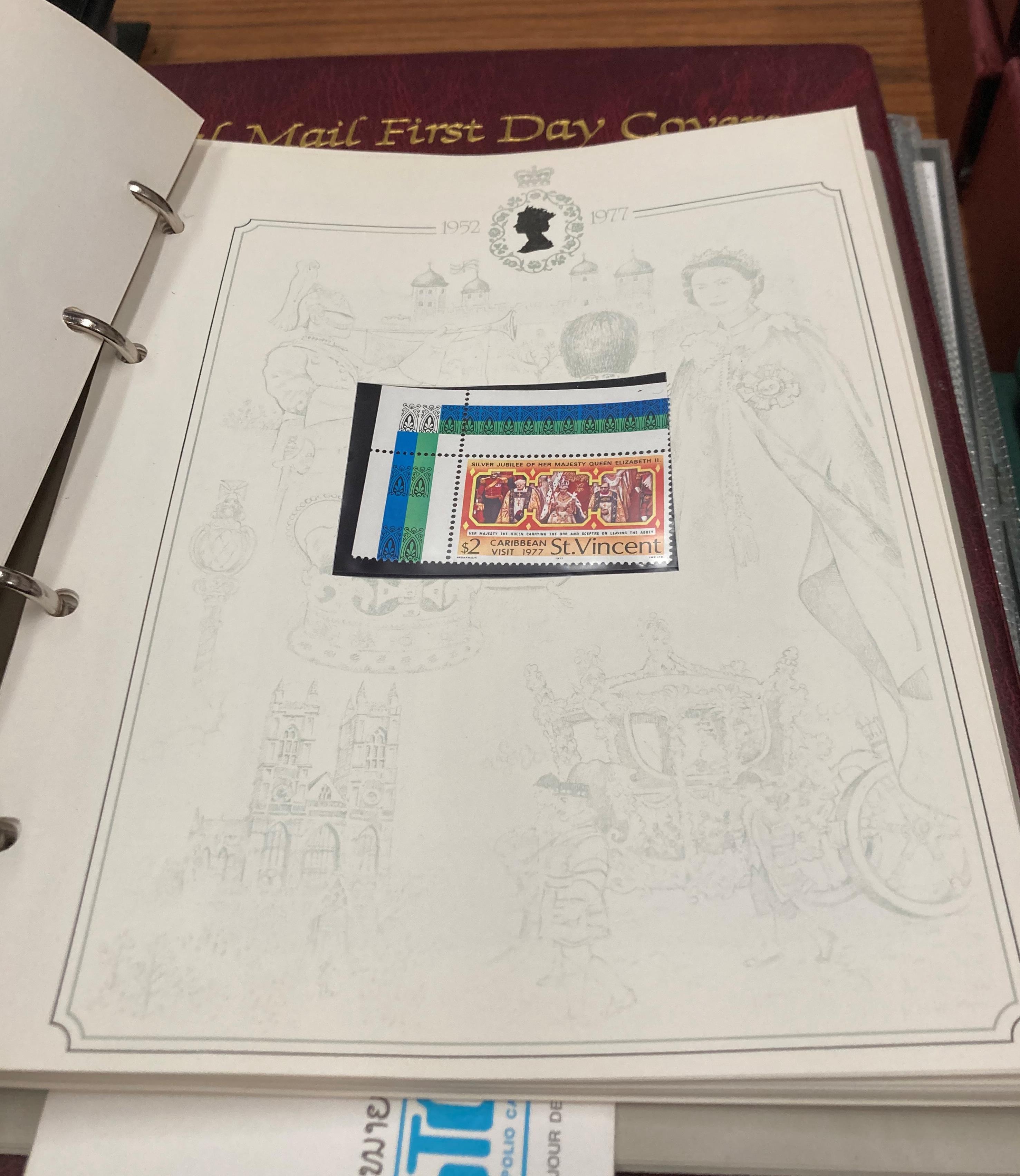 Two files containing Royal Mint First Day Covers and a file containing Commonwealth Silver Jubilee - Image 2 of 8