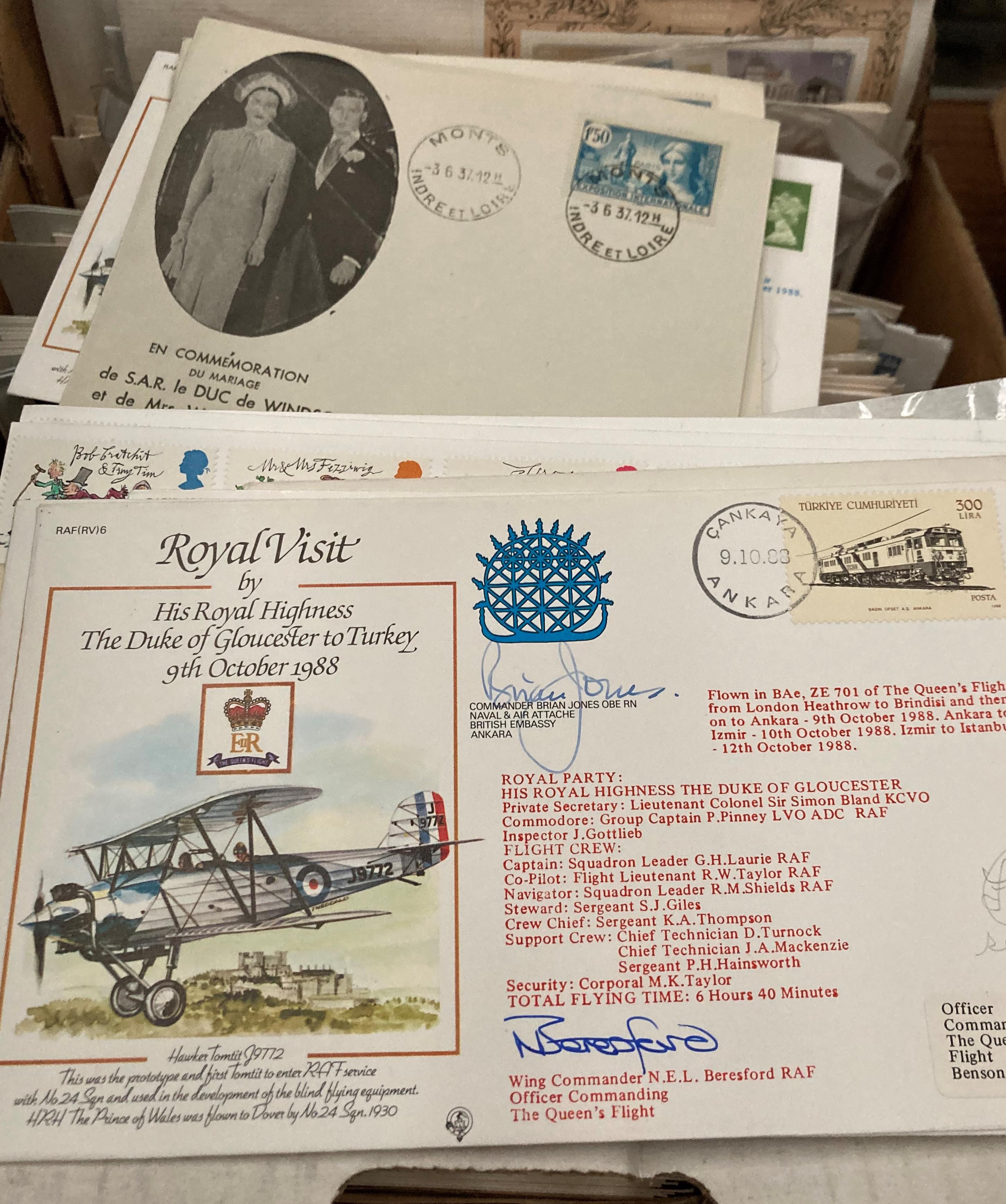 Contents to two boxes - a large quantity of Commonwealth First Day Covers, - Image 4 of 5