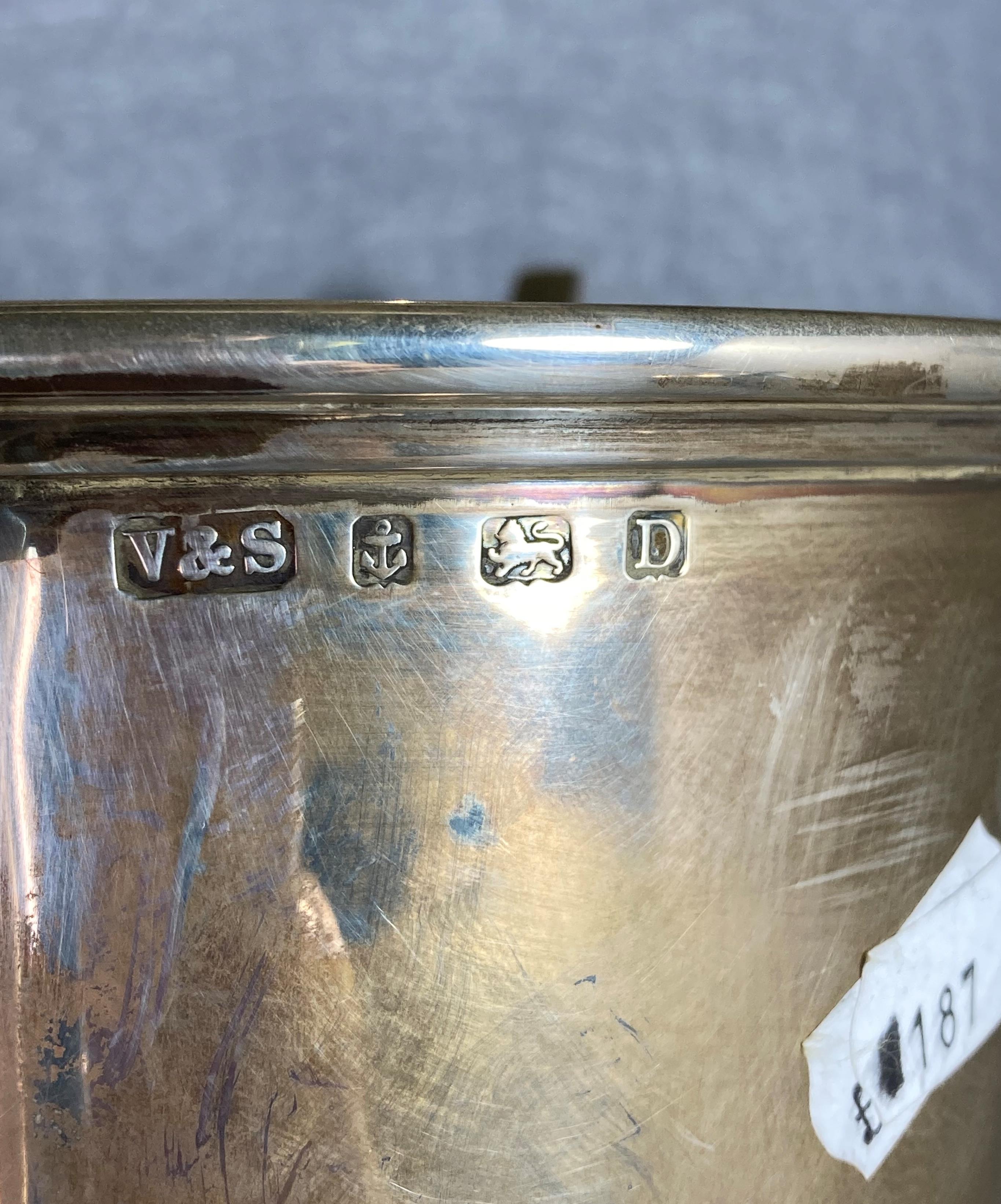 Silver double handled trophy engraved with "Working Men's Club & Institute Union Ltd" Huddersfield - Image 3 of 8
