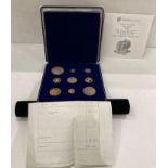 1972 Bailiwick of Jersey Royal Wedding Anniversary Limited Edition gold and silver coin set (in