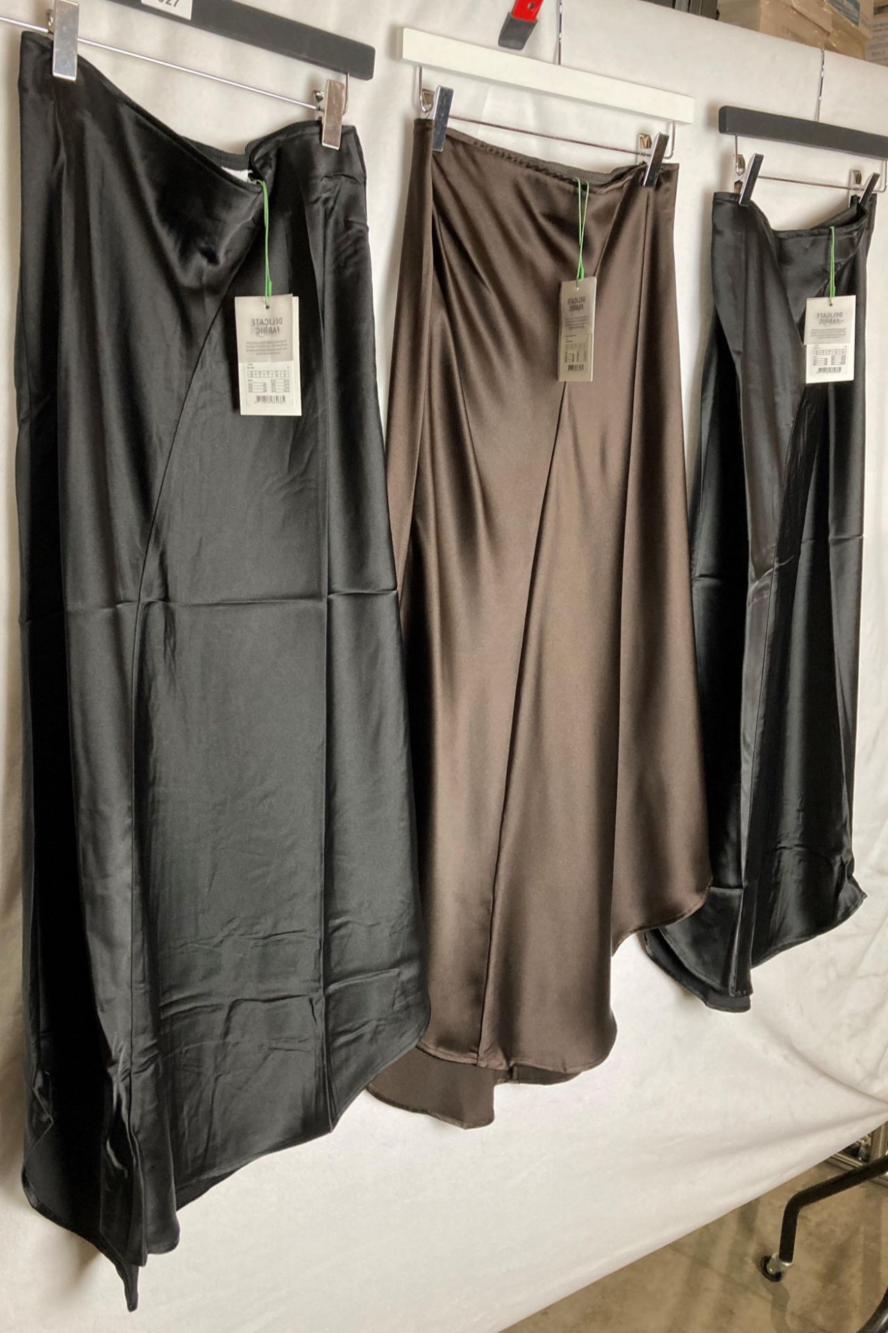 3 x MSCH ladies skirts in Black and dark brown both size S uk8 - RRP: £59.