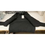 A MSCH peggy pullover in black - size xs/s - RRP: £69.
