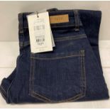Pair of SAINT TROPEZ Molly SZ mw slim dark blue denim jeans - size 26 - RRP: £55.