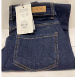 Pair of SAINT TROPEZ Molly SZ mw slim dark blue denim jeans - size 29 - RRP: £55.