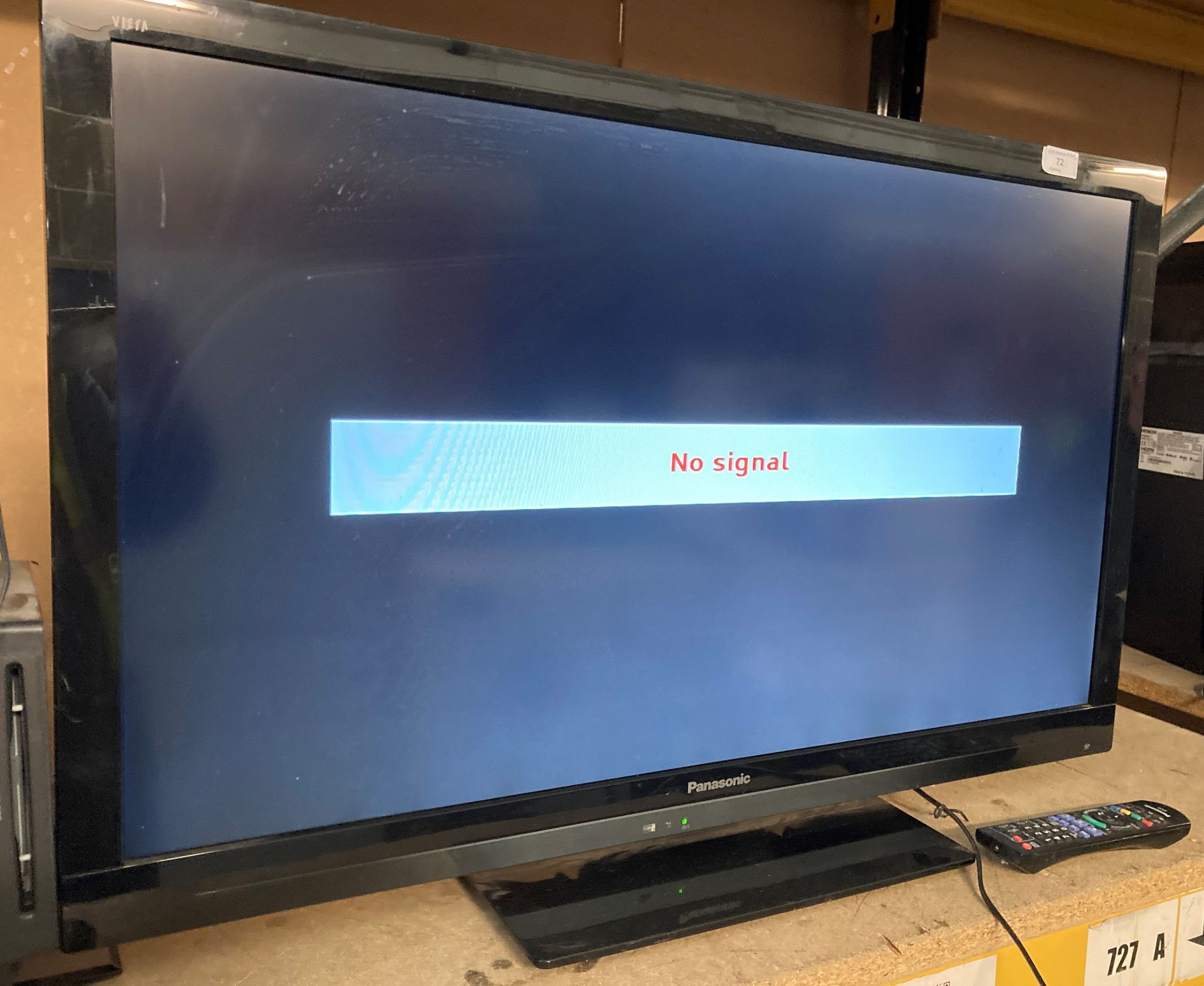 Panasonic Viera 37" LED TV model TXL37E3B complete with remote (saleroom location PO)