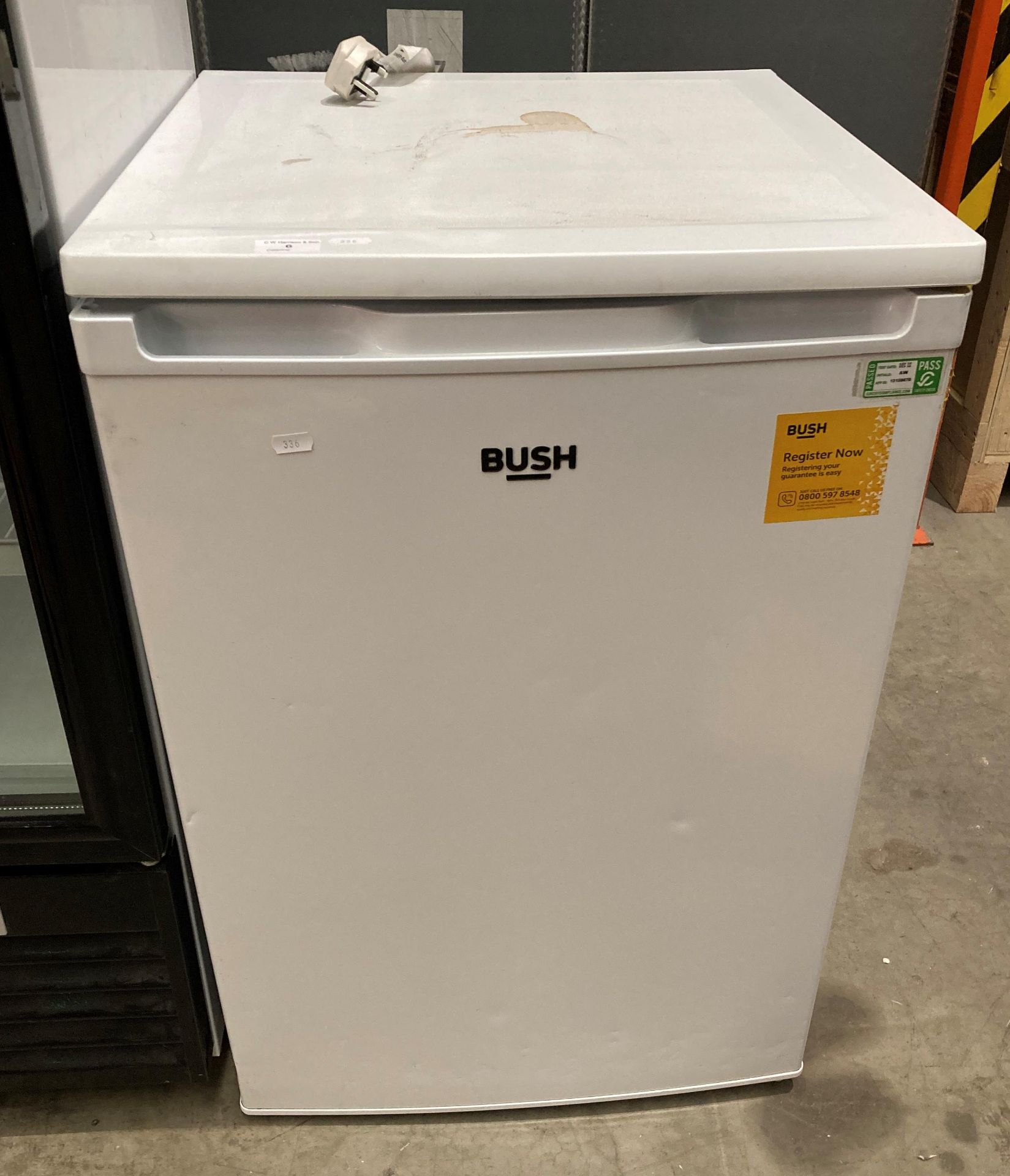 Bush under counter fridge (saleroom location QD09)