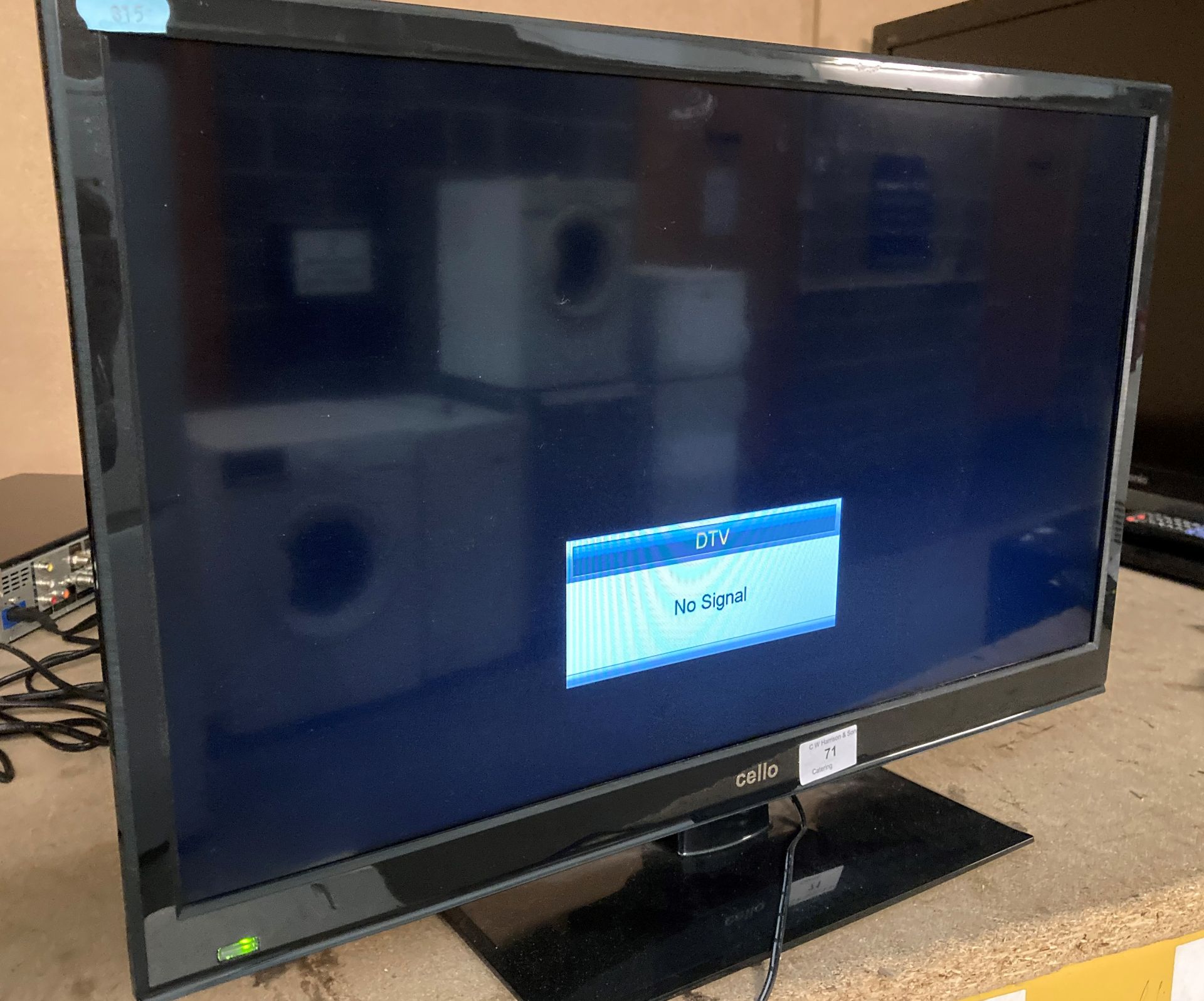 Cello 24" LED TV with DVD player model SNCB0816 (complete with remote)(saleroom location PO)