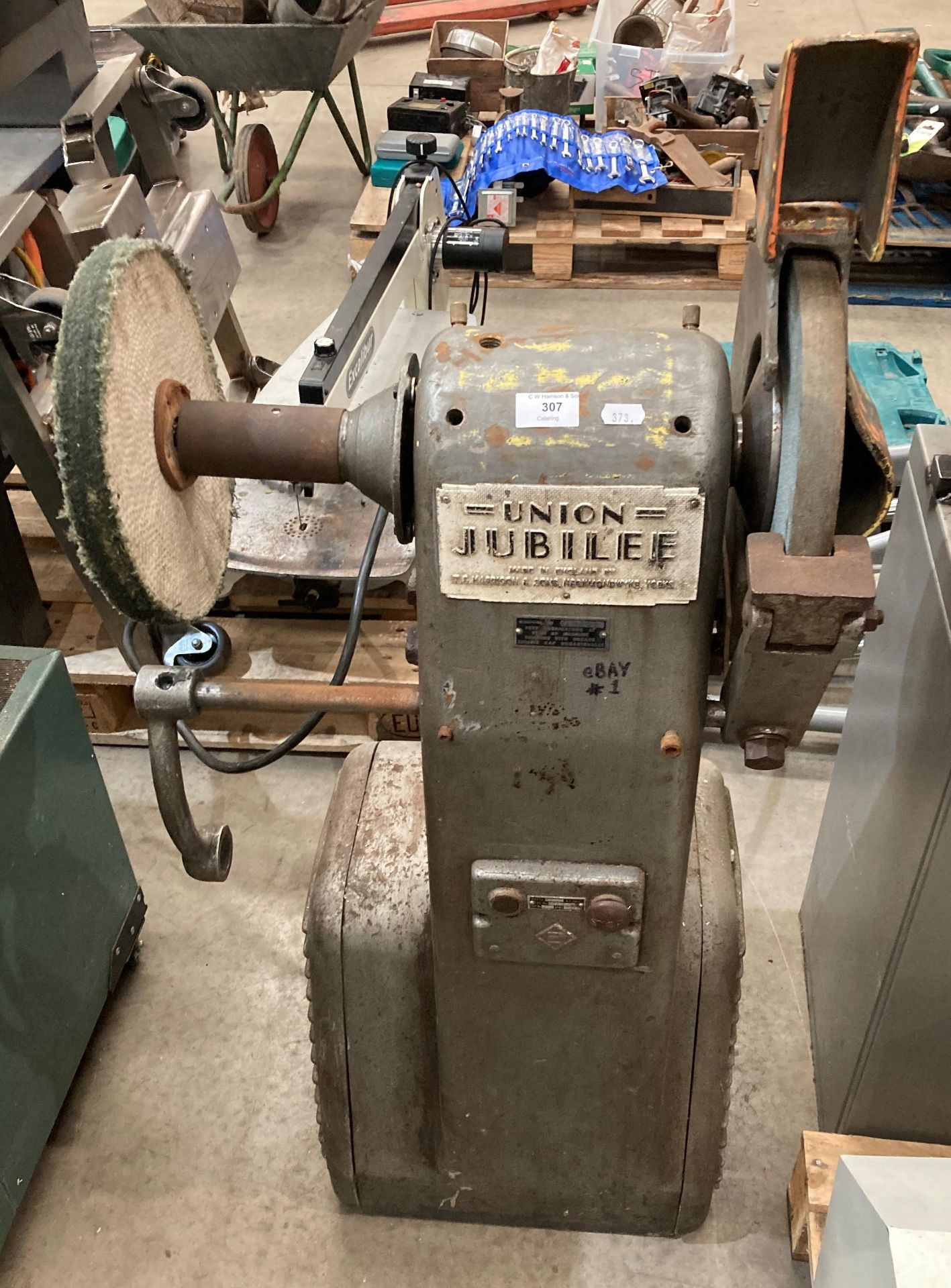 Union Jubilee single phase combination grinder and polishing machine (no test) (saleroom location: