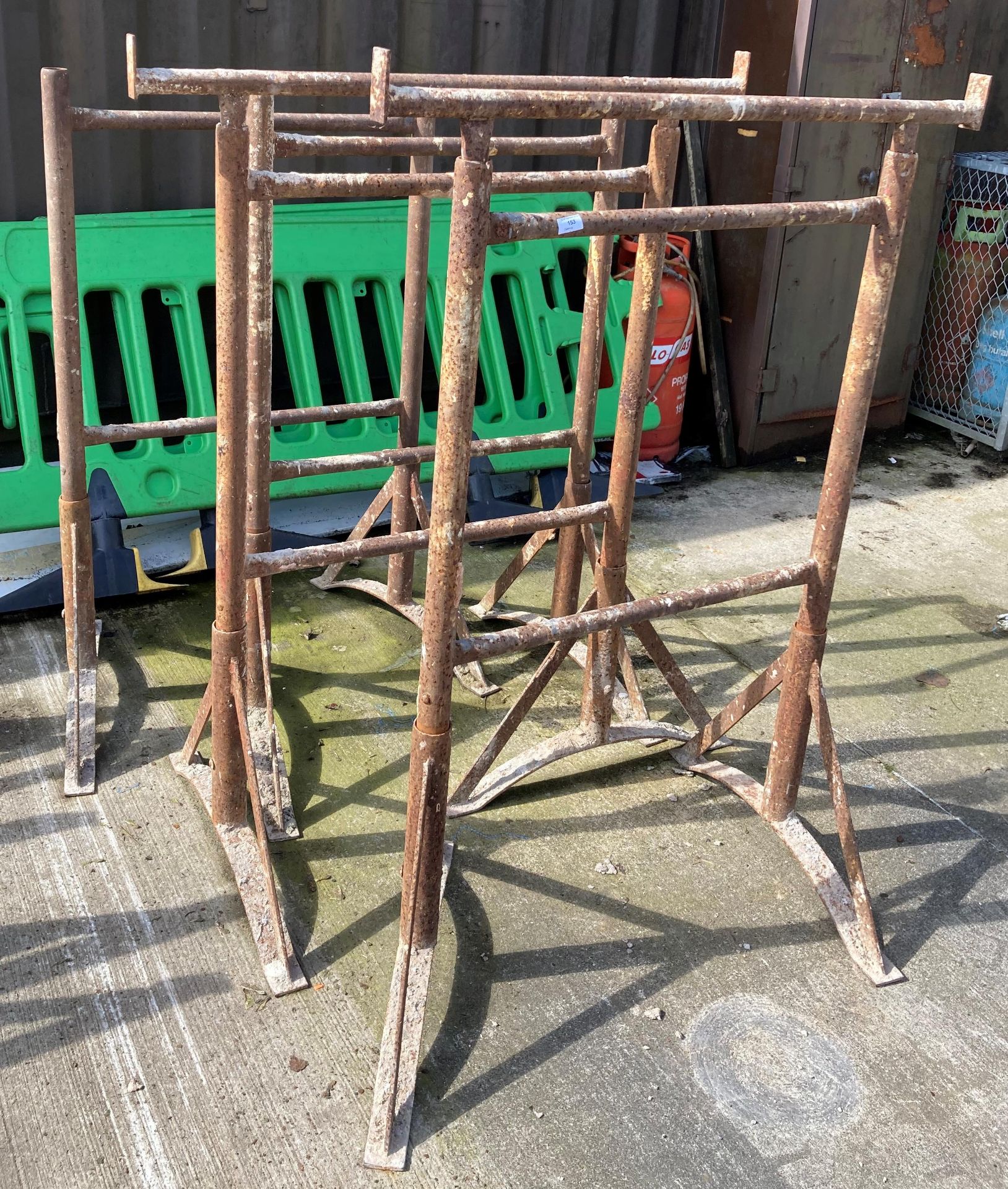 Four tall builders trestles (saleroom location: YARD)