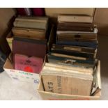 Contents to four boxes - a large quantity of mainly classical 78rpm records (Saleroom location: