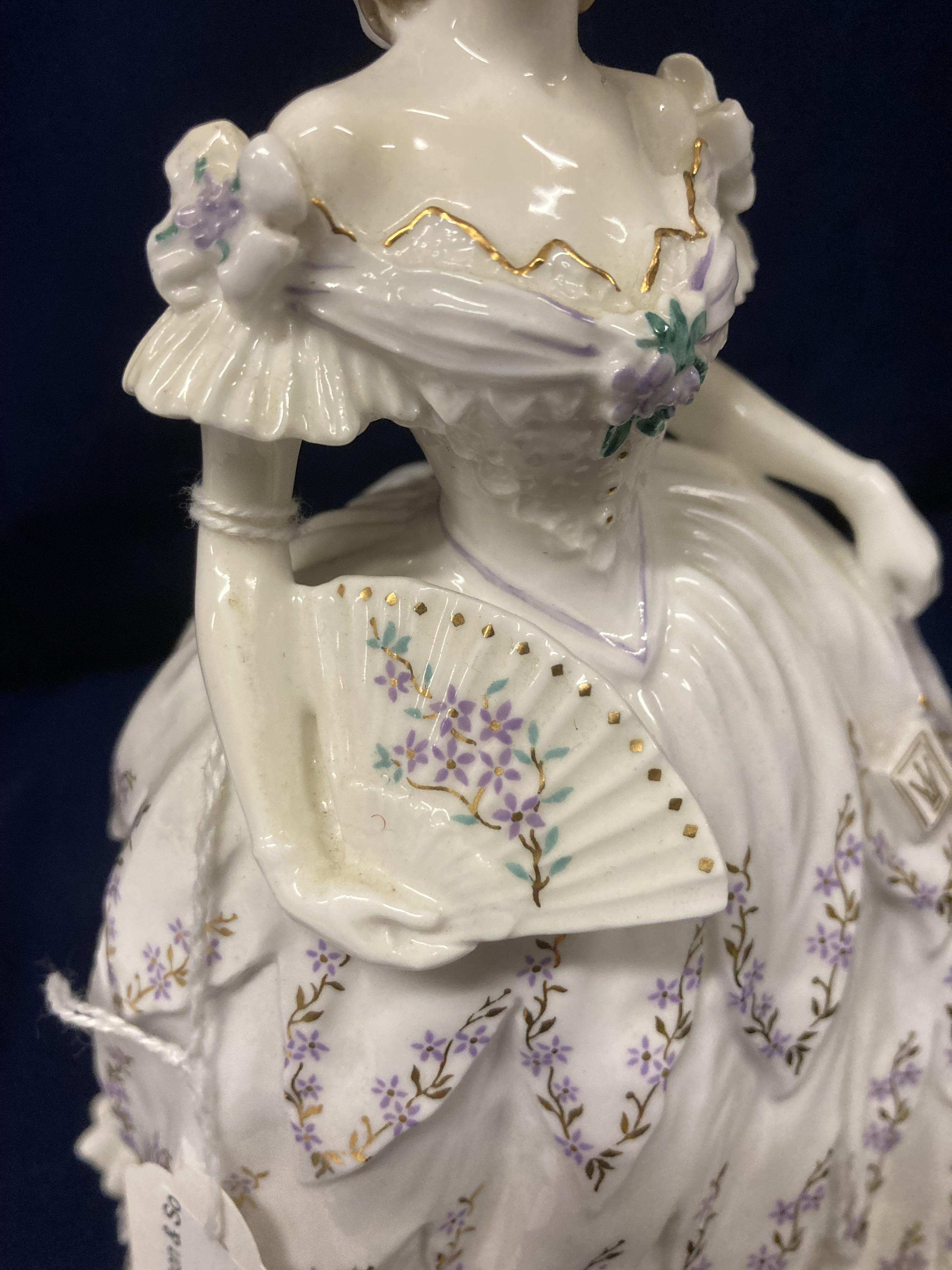 A Royal Worcester fine bone china Limited Edition figurine 'The Last Waltz' no. - Image 9 of 10