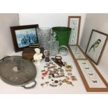 Twenty plus items including vintage paper and cloth charity collection pin badges,