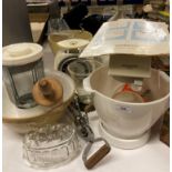 Contents to part tabletop - Kenwood chef mixer and other kitchenalia (saleroom location: M02)