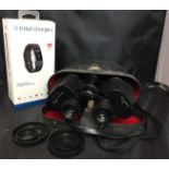 Two items - Fitbit Charge 2 heart rate plus fitness wristband (box unopened) and Zenith 10X50