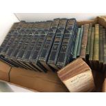 Box containing nineteen books including volumes 2 to 11 of Cyclopedia of Modern Agriculture,