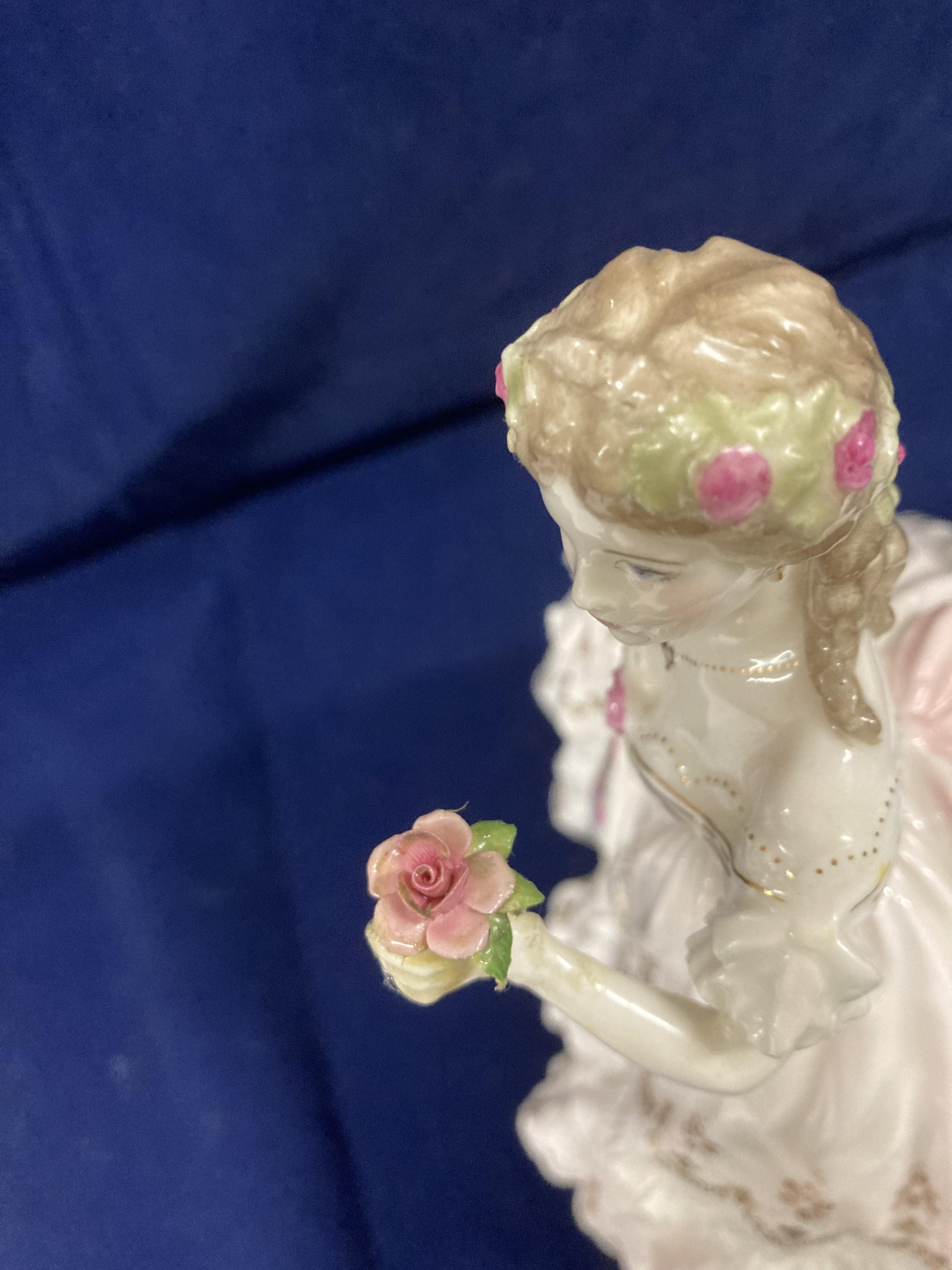 A Royal Worcester fine bone china Limited Edition figurine 'The First Rose' no. - Image 9 of 14