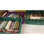 Contents to three crates (crates property of CWH) - a quantity of various books (fiction,