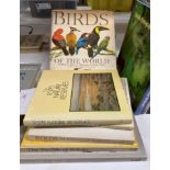 Six books on birds - Tunnidiffe's Birds, The Birdlife of Britain, Birds of Field and Forest,