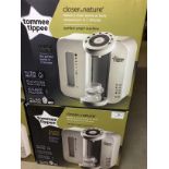 Two Tommee Tippee Closer To Nature Perfect Prep Machine White RRP £80 each (saleroom location: