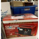 A Maypole MP716 12a battery charger in box (saleroom location: V10)