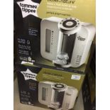 Two Tommee Tippee Closer To Nature Perfect Prep Machine White RRP £80 each (saleroom location: