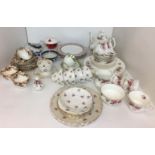 Fifty five plus items including twenty pieces of Royal Albert Lavender Rose tea/dinner service with