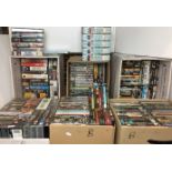 172 DVDs, 44 VHS videos,