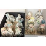 Two boxes containing twelve Calico Kittens up to 8cm high (saleroom location: X11)