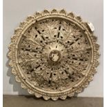 Victorian cast metal ceiling rose,