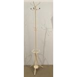 White metal hat and coat stand (saleroom location: MA6)