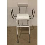 Mobility Aid height-adjustable bathroom chair (saleroom location: MA7)